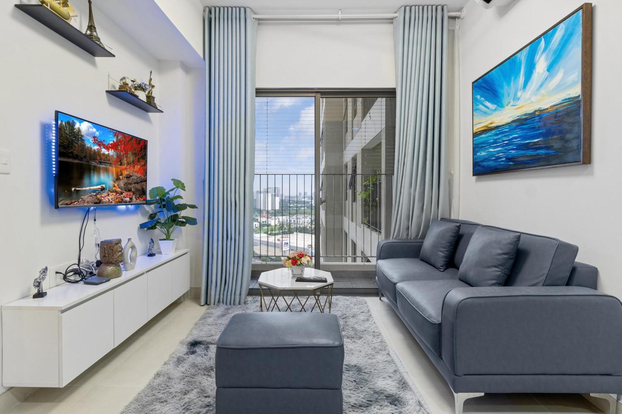 Cozy 2 Bedrooms Condo In T1 Masteri Thao Dien, Fully Furnished With Full Amenities Хошимин Екстериор снимка